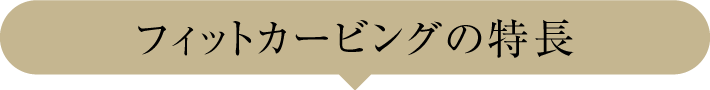 フィットカービングの特長