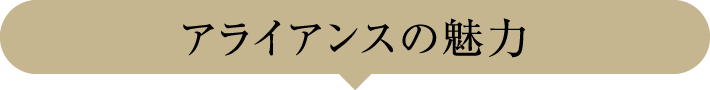 アライアンスの魅力